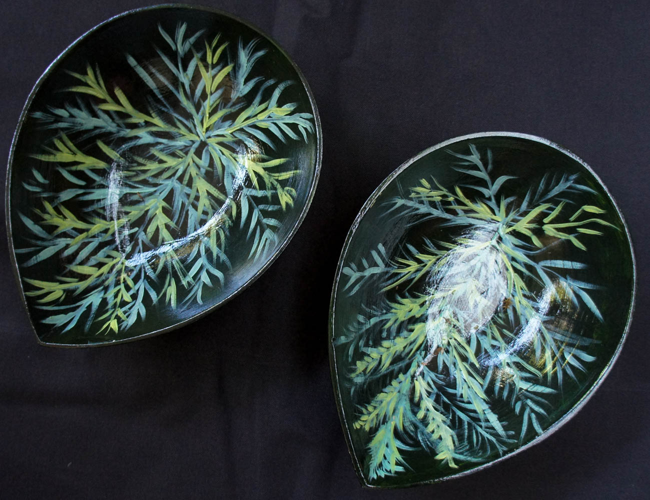 Bowls with Ferns
